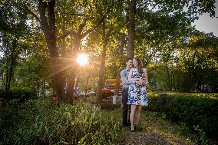 Engagement Shoot at Winchester Boat Club