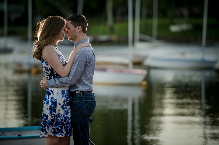 Engagement Shoot at Winchester Boat Club